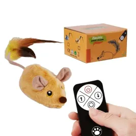 zabawka-dla-kota-zolta-ruchoma-mysz-sterowana-pilotem-zasilana-przez-usb