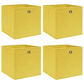zolte-skladane-pudla-do-przechowywania-32x32x32-cm-4-szt