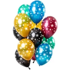 balony-gwiazdki-metalik-mix-folat-12-12-szt