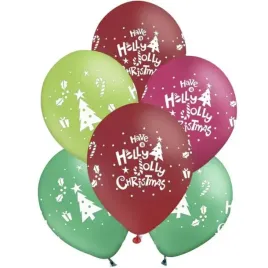 balony-swiateczne-have-a-holly-jolly-christmas-12-partypal-6-szt