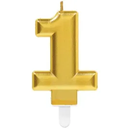 swieczka-na-tort-zlota-cyfra-1-amscan-sparkling-celebration-9-cm