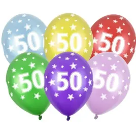 balony-liczba-50-strong-metallic-mix-14-50-szt