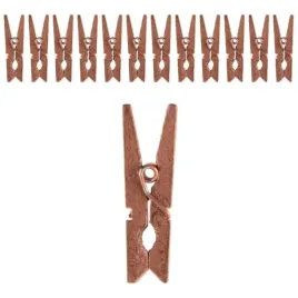 klamerki-drewniane-35-cm-rozowe-zloto-santex-12-szt