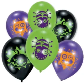balony-kolorowy-halloween-mix-amscan-9-6-szt