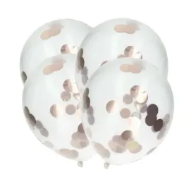balony-z-konfetti-classic-zloty-roz-folat-12-4-szt