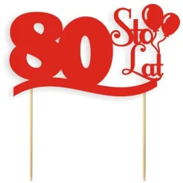 topper-papierowy-urodziny-80-czerwona-17-cm