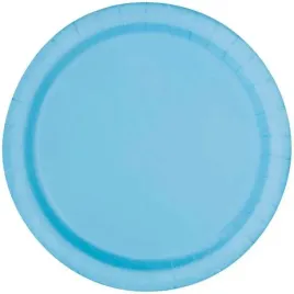 talerzyki-papierowe-classic-blekitny-unique-18-cm-8-szt