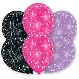 balony-happy-birthday-pink-mix-amscan-11-6-szt
