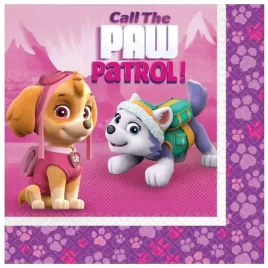 serwetki-paw-patrol-pink-amscan-33-cm-20-szt