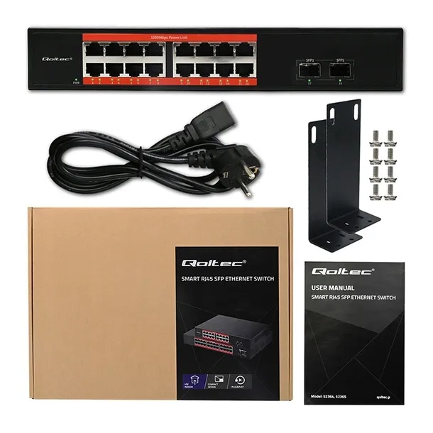 switch-qoltec-52364-16-portow-standard-pracy-portow-lan-10-100-1000-mbps