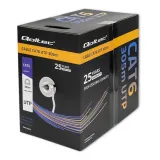 qoltec-utp-cat6-305m-pvc-szary