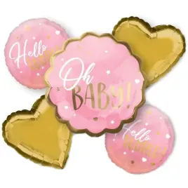 balon-foliowy-hello-world-oh-baby-amscan-zestaw
