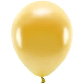 balony-ekologiczne-zloty-metalik-partydeco-10-100-szt
