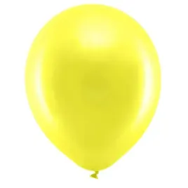 balony-rainbow-metalizowane-zolty-partydeco-9-10-szt