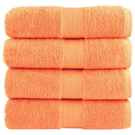 reczniki-toaletowe-premium-solund-4-szt-pomaranczowe-30x30-cm-600-gsm