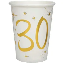 kubeczki-papierowe-30-urodziny-gold-santex-250-ml-10-szt