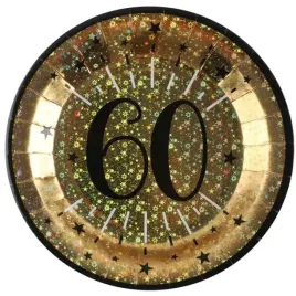 talerzyki-papierowe-60-urodziny-holo-gold-santex-225-cm-10-szt