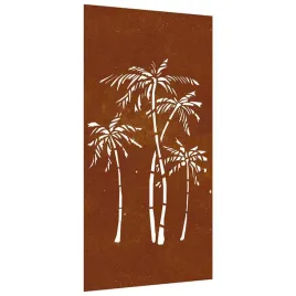 ozdoba-ogrodowa-scienna-z-stali-kortenowskiej-wzor-palm-105x55x07-cm