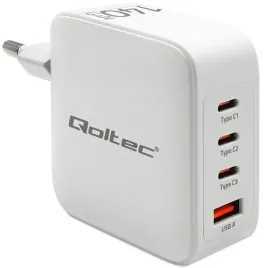 qoltec-ladowarka-sieciowa-140w-gan-5-20v-2-5-5a-3xusb-c-pd-1xusb-qc-3-0