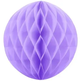 kula-bibulowa-classic-honeycomb-liliowypartydeco-30cm-1szt