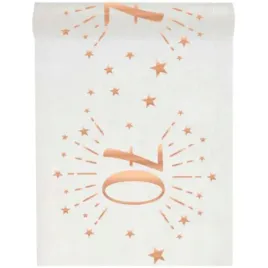 bieznik-70-urodziny-rozowe-zloto-bialy-santex-500-x-30-cm