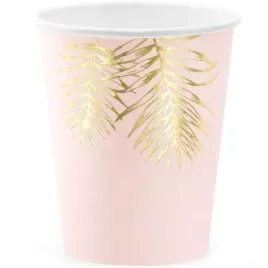 kubeczki-papierowe-liscie-partydeco-220-ml-6-szt