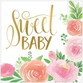 serwetki-floral-sweet-baby-amscan-33-x-33-cm-16-szt