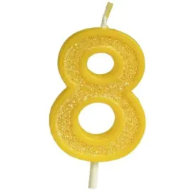 swieczka-na-tort-cyfra-8-brokat-zolta-guirca-4-cm