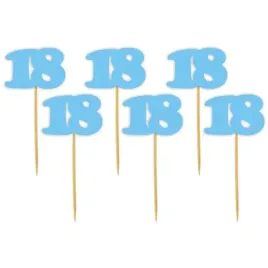 pikery-18-urodziny-classic-blekitne-6-szt