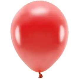 balony-ekologiczne-czerwony-metalik-partydeco-10-100-szt