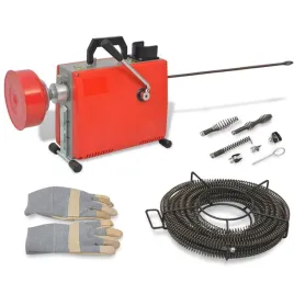 maszyna-do-czyszczenia-rur-z-spiralami-i-glowicami-250w-czerwono-czarna