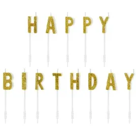 swieczki-na-tort-happy-birthday-zloty-25cm-1-op-13-szt