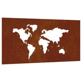ozdoba-scienna-z-stali-kortenowskiej-mapa-swiata-105x55x07cm-rdzawy