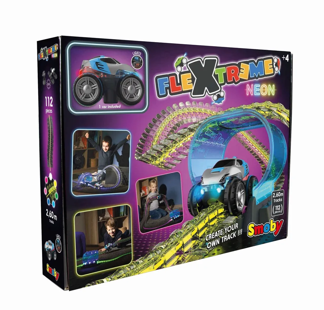 tor-samochodowy-smoby-flextreme-neon-set-smoby