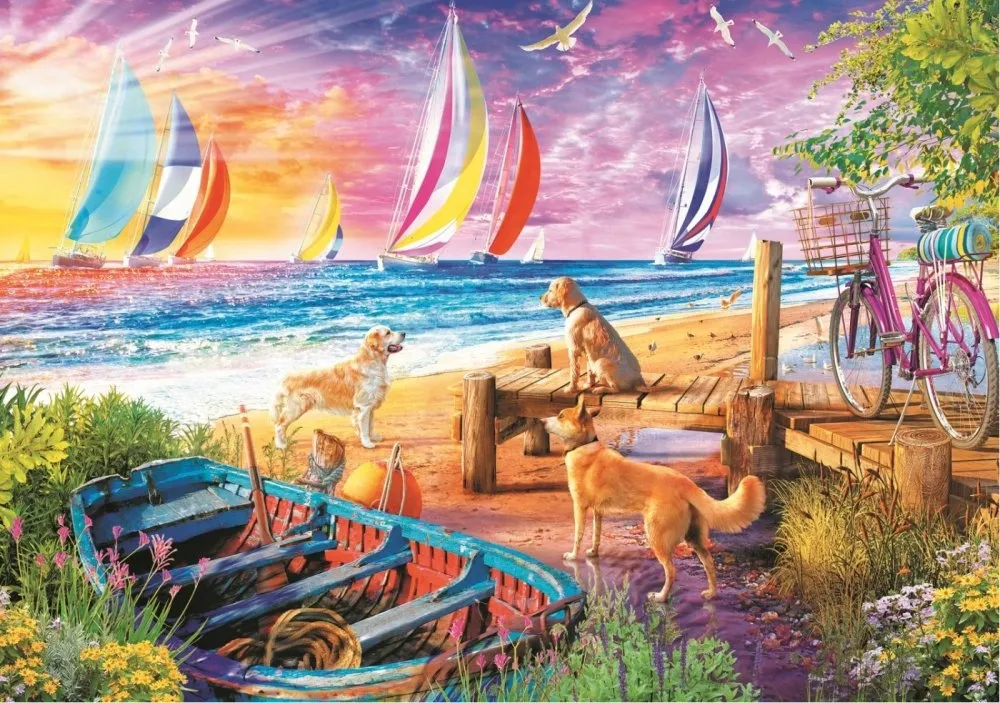 puzzle-1000-elementow-sailboats-view