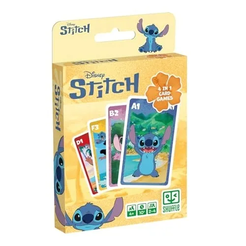 SHUFFLE STITCH Cartamundi GRA KARCIANA 4W1 KARTY DO GRY