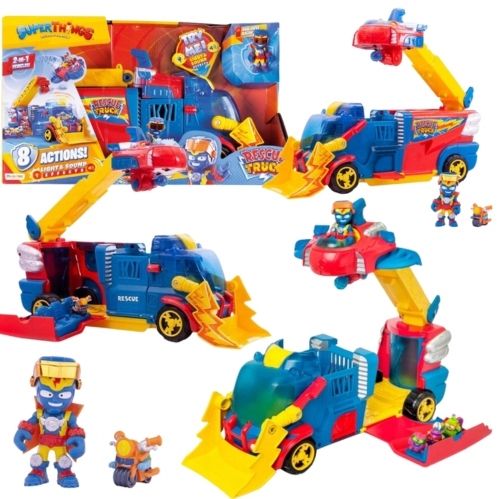 SUPER THINGS ZINGS 10 RESCUE TRUCK DUŻA CIĘŻARÓWKA