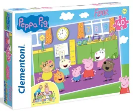 puzzle-clementoni-40-el-podlogowe-super-kolor-peppa-pig-swinka-peppa