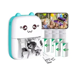 mini-drukarka-termiczna-drukus-niebieska-bluetooth-5-0-z-11-rolkami