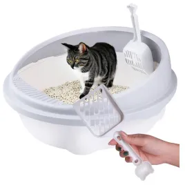 kuweta-dla-kota-otwarta-duza-51cm-toaleta-na-zwirek-szara-mocna-lopatka