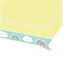 obrus-papierowy-tecza-i-chmurka-amscan-175x115-cm