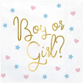 serwetki-boy-or-girl-biale-partydeco-33-cm-20-szt