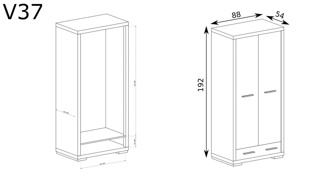 szafa-dwudrzwiowa-88cm-santana-wega-v37