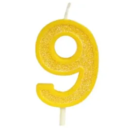 swieczka-na-tort-cyfra-9-brokat-zolta-guirca-4-cm