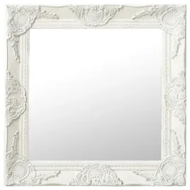 biale-lustro-scienne-50-x-50-cm-w-barokowej-ramie-drewnianej
