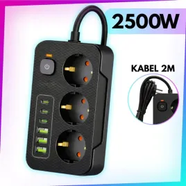 listwa-zasilajaca-sieciowa-przedluzacz-2m-3x-gniazda-6x-usb-wylacznik-ce