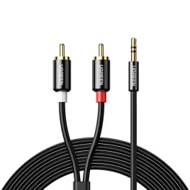 kabel-audio-ugreen-3-5-mm-mini-jack-2x-rca-5m-czarny-pozlacane-koncow