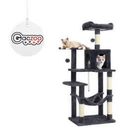 gaczoo-drapak-dla-kota-duzy-wieza-legowisko-55-x-45-x-143-cm-ciemny-szary