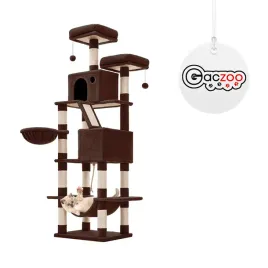 gaczoo-drapak-dla-kota-wysoki-wieza-legowisko-60-x-50-x-206-cm-brazowy