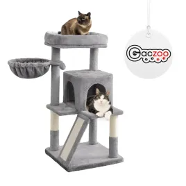 gaczoo-drapak-dla-kota-domek-legowisko-50-x-50-x-96-cm-jasny-szary